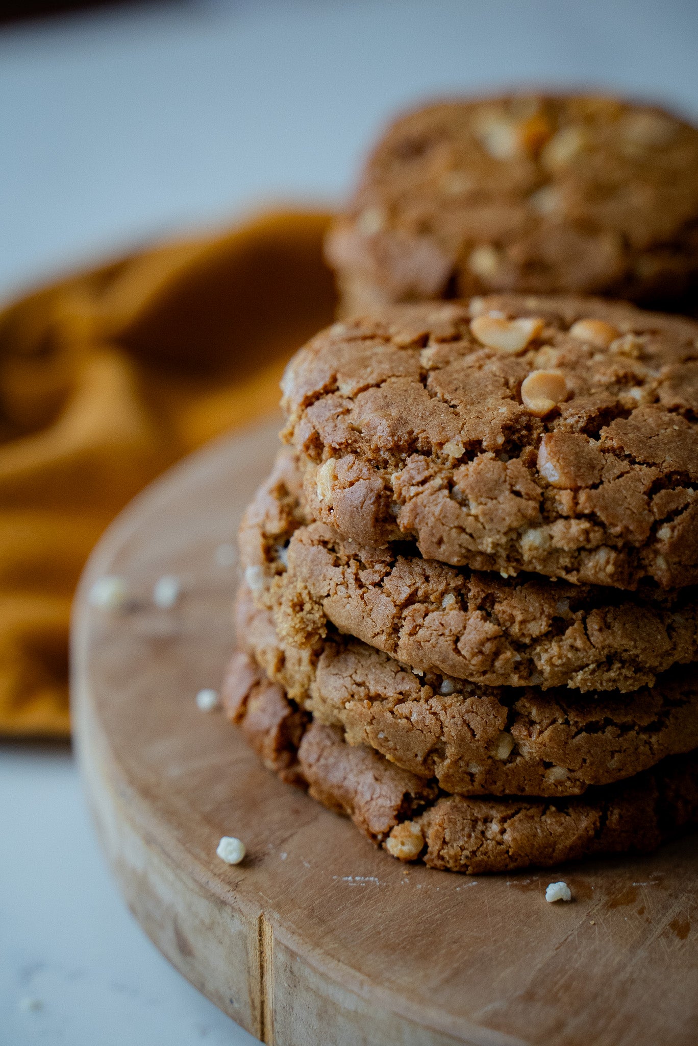 CRANBERRY & MACADAMIA COOKIES x 4 (GF VEGAN ORGANIC)