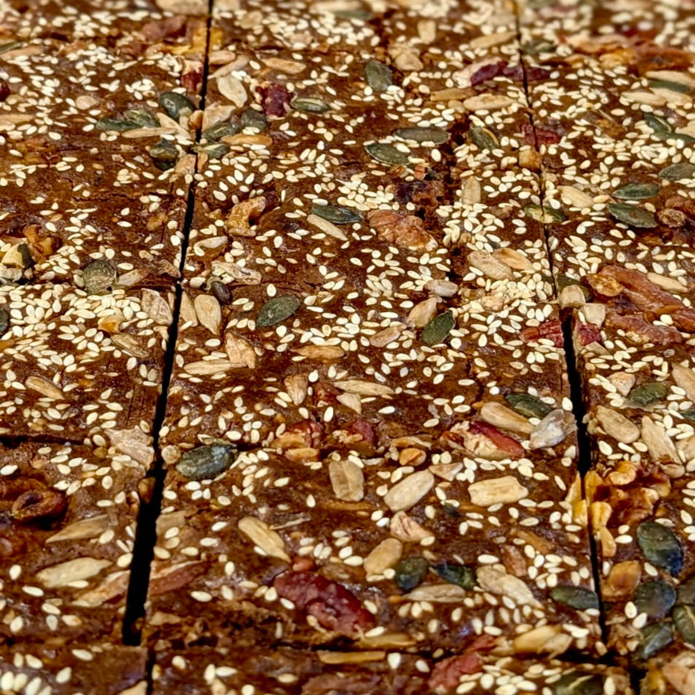 CARAMEL PECAN BLONDIE SLICE x 3 (GF VEGAN RSF)