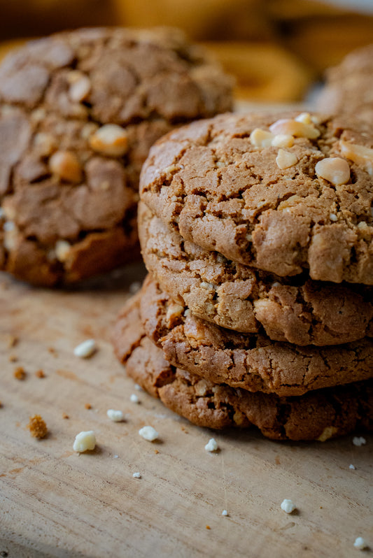 CRANBERRY & MACADAMIA COOKIES x 4 (GF VEGAN ORGANIC)